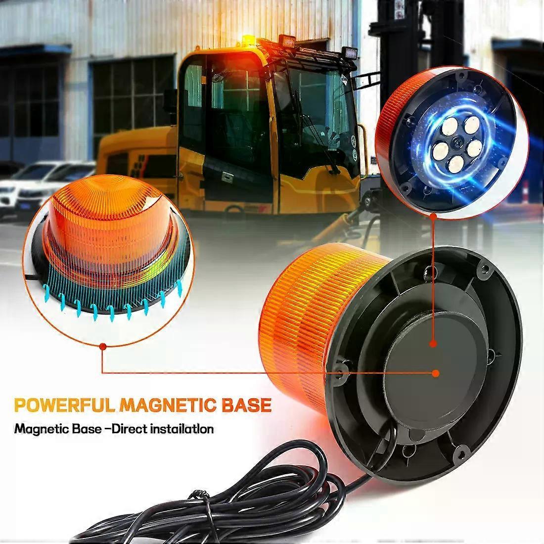 Car Roof LED Strobe Light 12-30V, Emergency Beacon for Truck Bus V1263-JX-5814