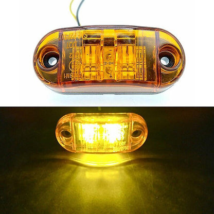 LED Side Marker Lights 1PC, 12V/24V Trailer Truck Warning Tail Lamp V1263-JX-5817