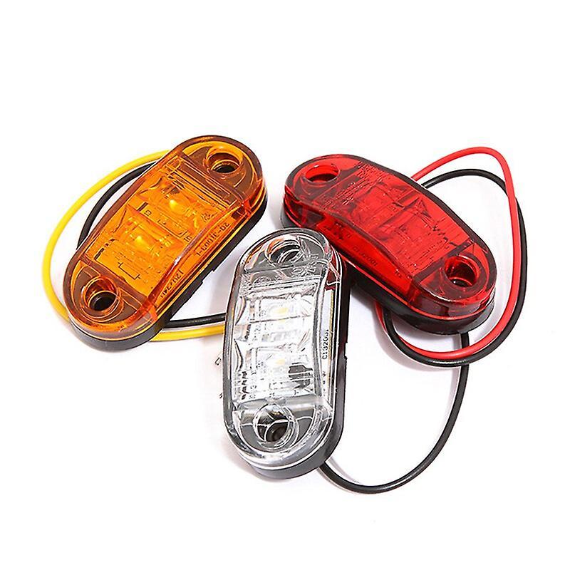 LED Side Marker Lights 1PC, 12V/24V Trailer Truck Warning Tail Lamp V1263-JX-5817