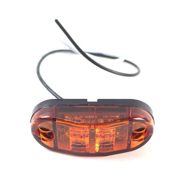 LED Side Marker Lights 1PC, 12V/24V Trailer Truck Warning Tail Lamp V1263-JX-5817