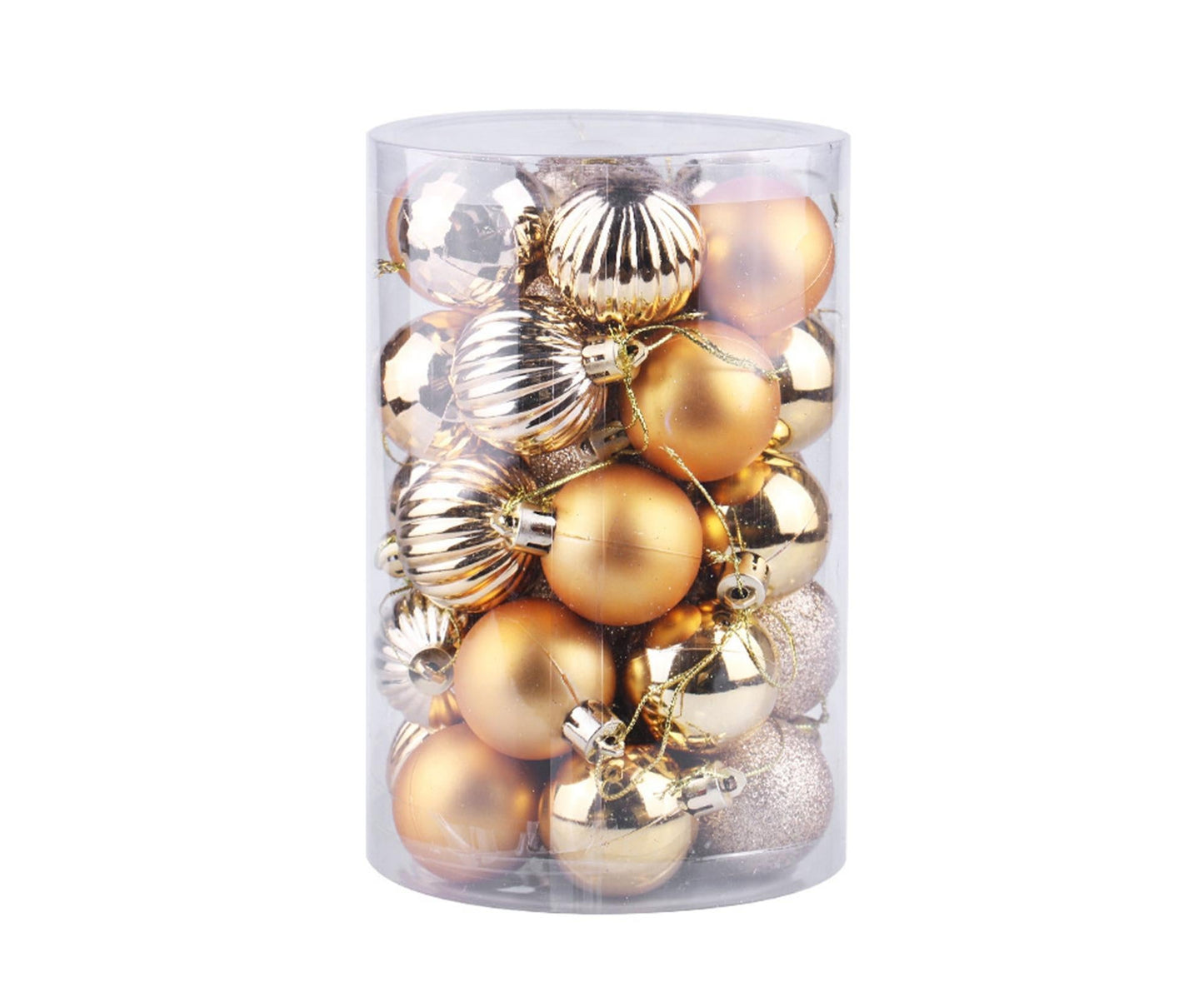 34Pcs Shatterproof Ball for Home-Golden V1263-JX-582