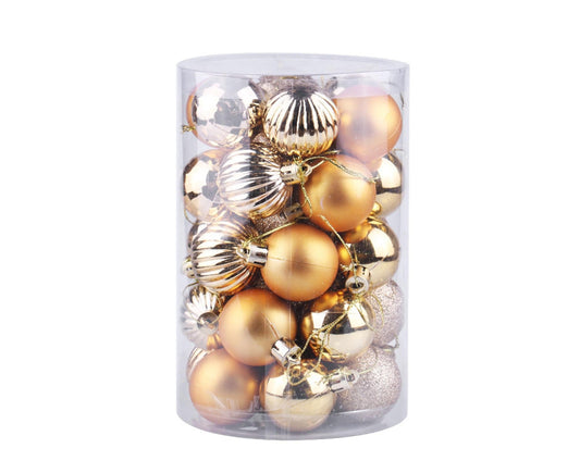 34Pcs Shatterproof Ball for Home-Golden V1263-JX-582