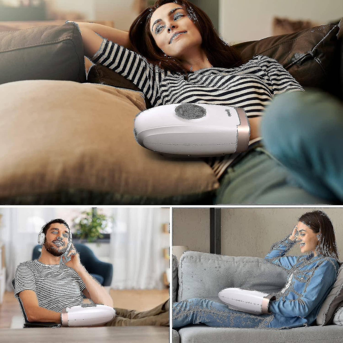 Cordless Hand Massager for Arthritis & Carpal Tunnel with Heat V1263-JX-5821