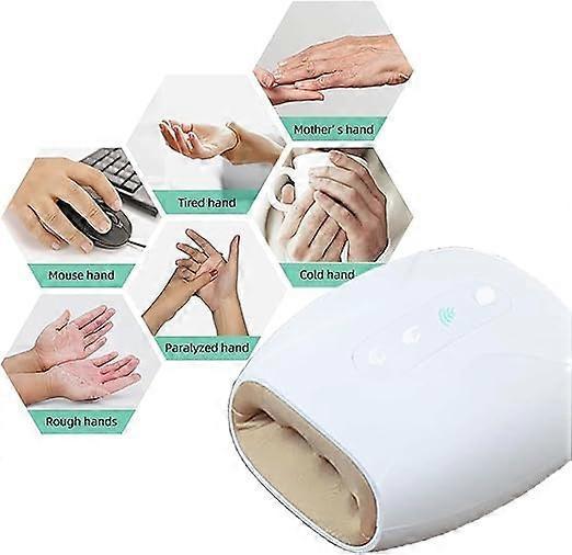 Intelligent Cordless Hand Massager with Heat & Compression for Home Use V1263-JX-5823