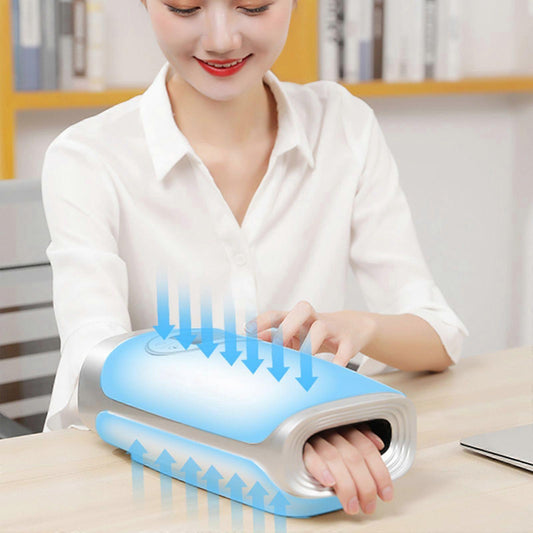 Electric Hand Massager with Heat & Compression Pressure Point Massage V1263-JX-5829