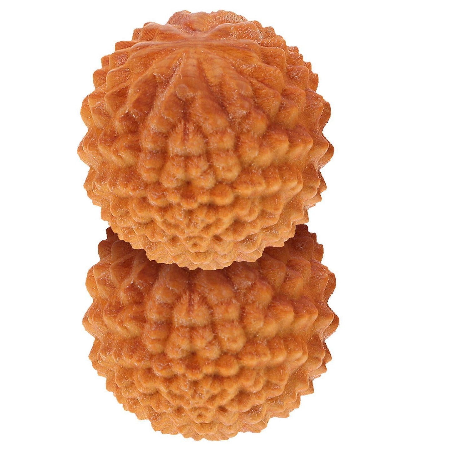 Wooden Hand Massage Balls 2PCS, Durian Shape Rolling Massager V1263-JX-5830