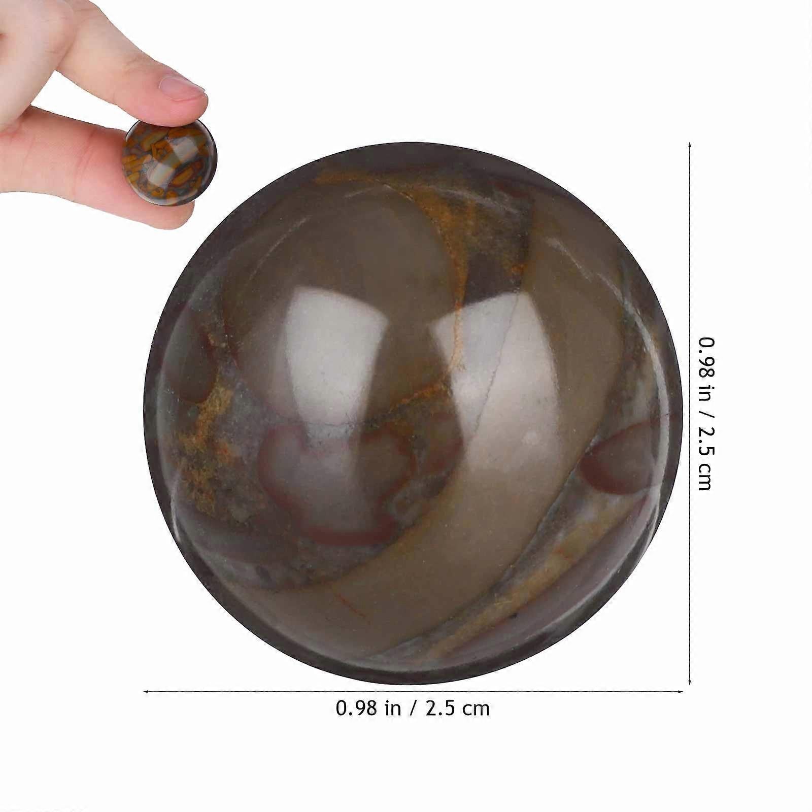 Stone Hand Massage Balls 2PCS, Small Rolling Hand Therapy Balls V1263-JX-5832
