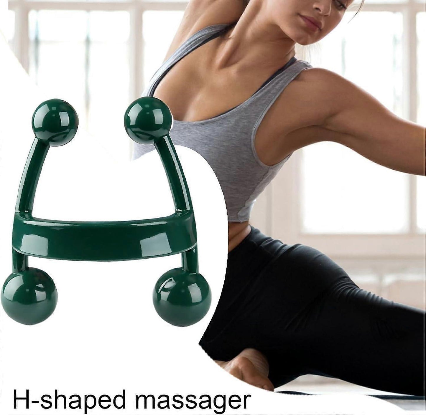 H-Shaped Hand Massager Pressure Point Tool, Portable Massage Device V1263-JX-5839