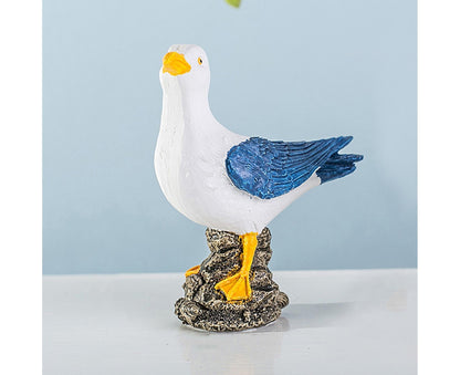 Seagull Figurine for Desktop-Dark Blue V1263-JX-584