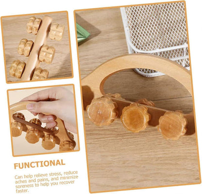 Wooden Ball Hand & Back Massager Tool for Muscle Relaxation V1263-JX-5842
