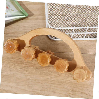 Wooden Ball Hand & Back Massager Tool for Muscle Relaxation V1263-JX-5842