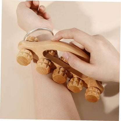 Wooden Ball Hand & Back Massager Tool for Muscle Relaxation V1263-JX-5842