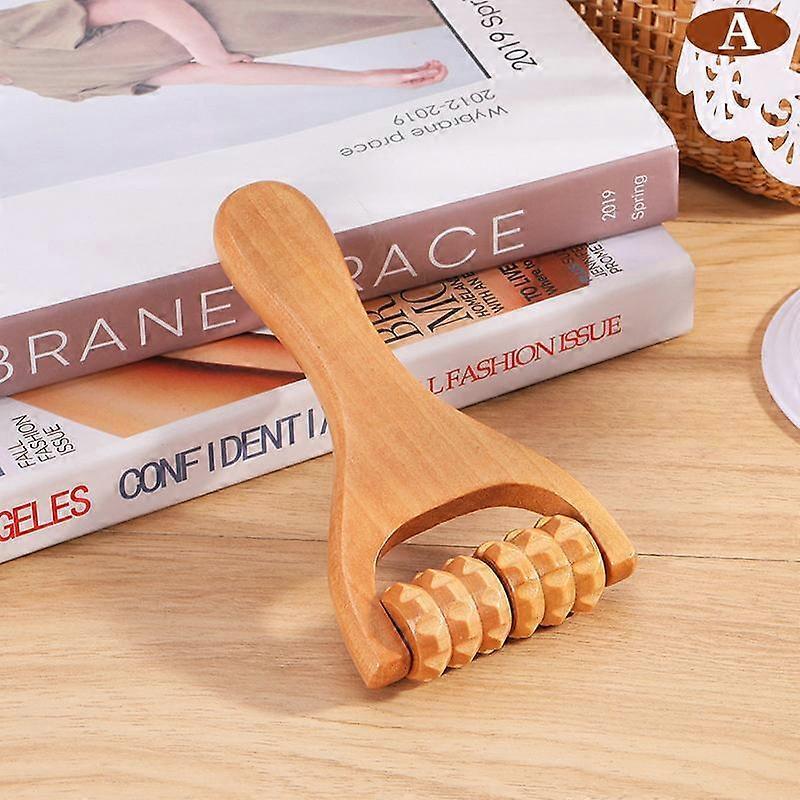 Wooden Roller Massager for Neck Shoulder Leg & Foot Massage V1263-JX-5844
