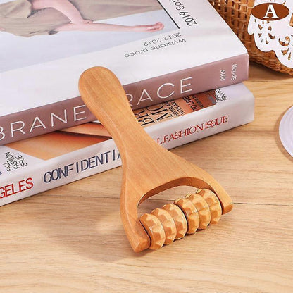 Wooden Roller Massager for Neck Shoulder Leg & Foot Massage V1263-JX-5844
