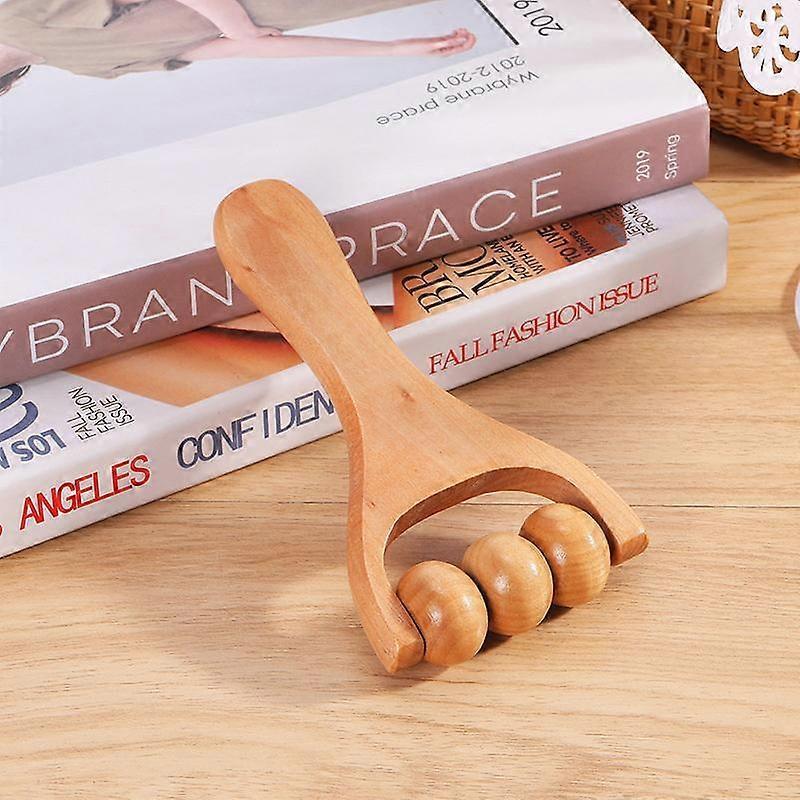 Wooden Roller Massager for Neck Shoulder Leg & Foot Massage V1263-JX-5844