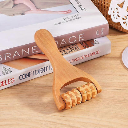 Wooden Roller Massager for Neck Shoulder Leg & Foot Massage V1263-JX-5844