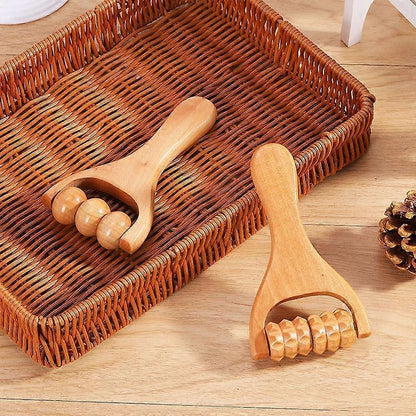 Wooden Roller Massager for Neck Shoulder Leg & Foot Massage V1263-JX-5844