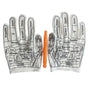 Reflexology Hand Massage Gloves Set with Acupressure Wand V1263-JX-5847