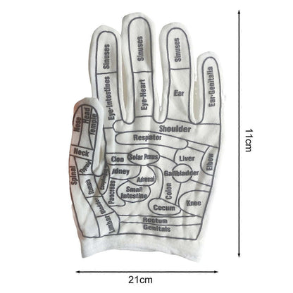 Reflexology Hand Massage Gloves Set with Acupressure Wand V1263-JX-5847