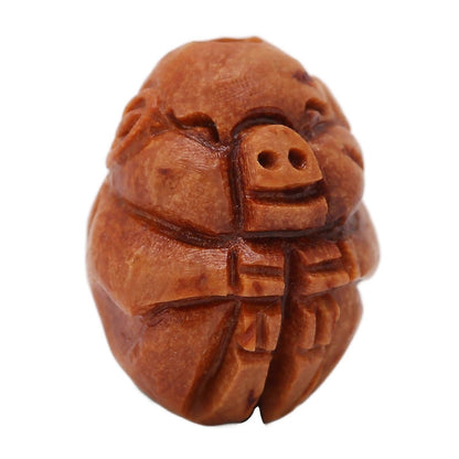 Wood Pig Hand Massager Ball, Stress Relief Exercise Tool V1263-JX-5848