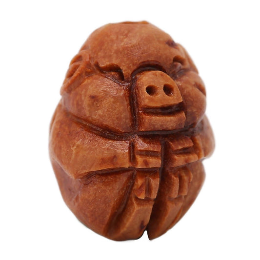 Wood Pig Hand Massager Ball, Stress Relief Exercise Tool V1263-JX-5848