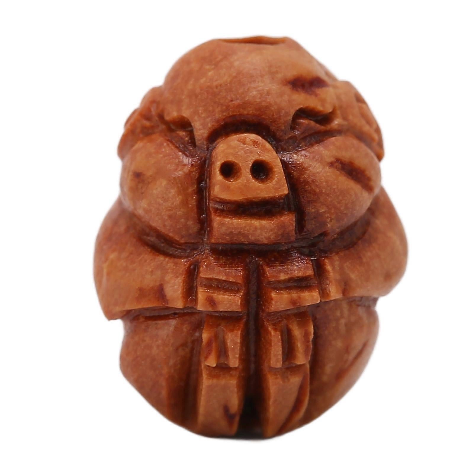 Wood Pig Hand Massager Ball, Stress Relief Exercise Tool V1263-JX-5848