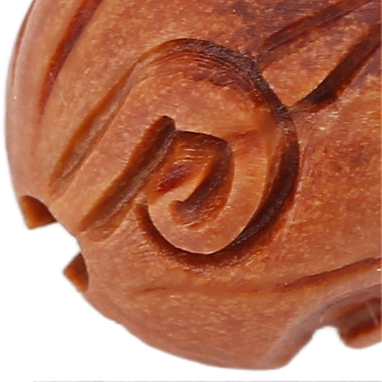 Wood Pig Hand Massager Ball, Stress Relief Exercise Tool V1263-JX-5848