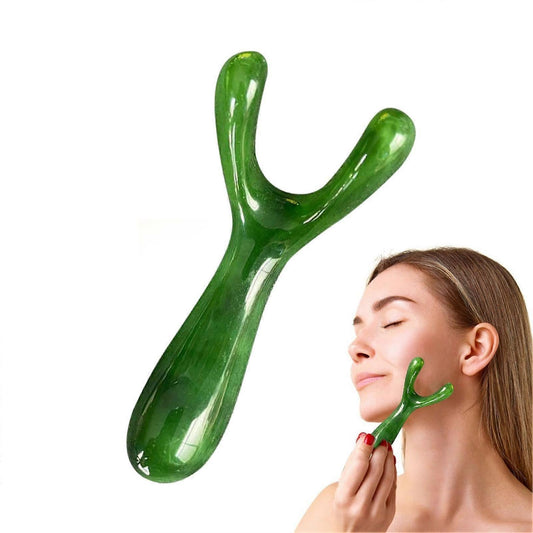 Resin Nose Guasha Tool, Portable Nose Lifting & Shaping Facial Massage Clip for Women, Green V1263-JX-5850