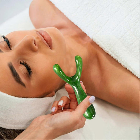 Resin Nose Guasha Tool, Portable Nose Lifting & Shaping Facial Massage Clip for Women, Green V1263-JX-5850