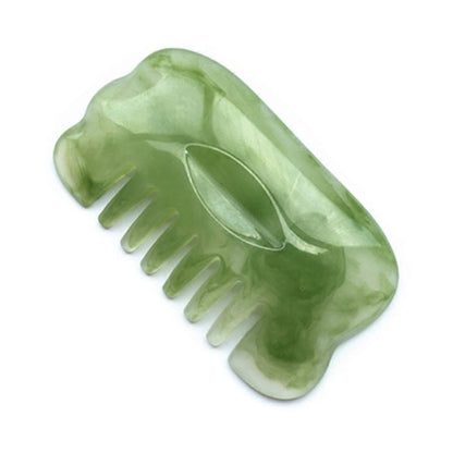 Natural Resin Facial & Neck Guasha Scraper, Beeswax Massage Scraping Tool V1263-JX-5851