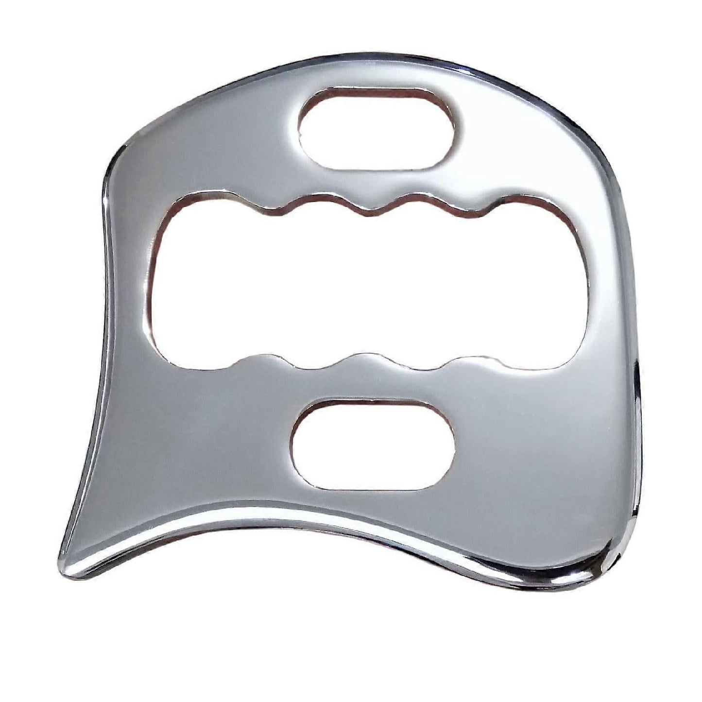 Stainless Steel Guasha Board Massage Stone, Body IASTM Therapy Tool for Soft Tissue & Physiotherapy V1263-JX-5853