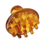 Manual Head Massage Comb Brush, Round Smooth Guasha Tool for Scalp & Travel Use V1263-JX-5854