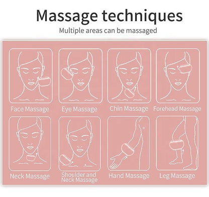 Red Light Facial Lifting Guasha Device, Anti-Aging Portable Electric Face Massager V1263-JX-5860