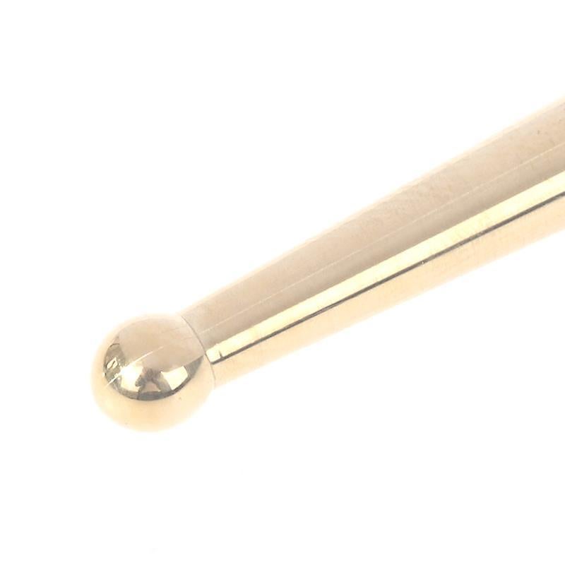 Brass Face & Eye Reflexology Massage Pen, Ear Acupoint Guasha Detecting Stick (1pc) V1263-JX-5864