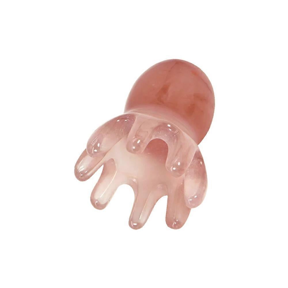 Resin Octopus-Style Scalp Guasha Massage Comb, Meridian Scraping Acupuncture SPA Tool V1263-JX-5868