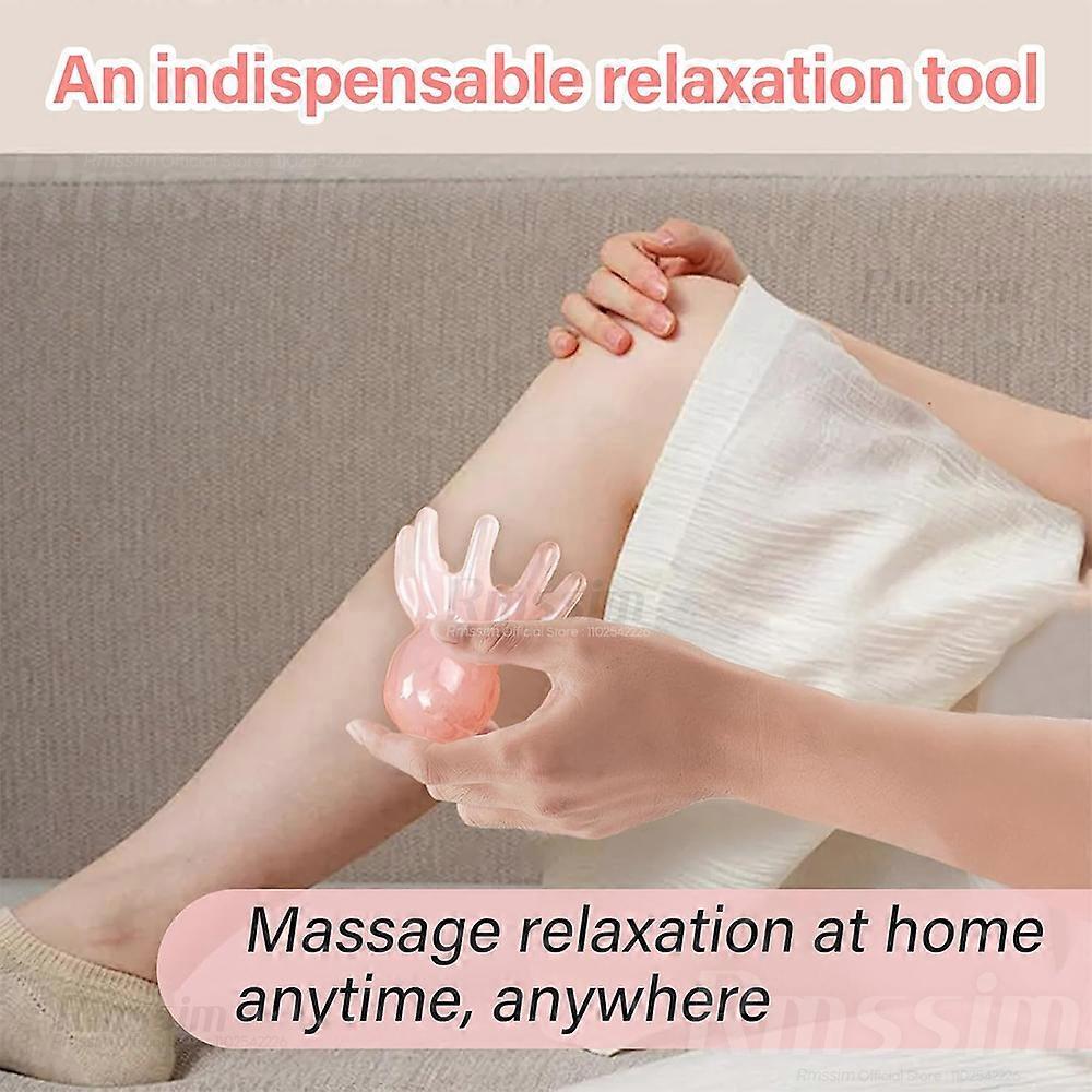 Resin Octopus-Style Scalp Guasha Massage Comb, Meridian Scraping Acupuncture SPA Tool V1263-JX-5868