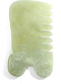 Natural Jade Stone Guasha Massage Comb, Acupuncture & Trigger Point Neck Therapy Tool V1263-JX-5873