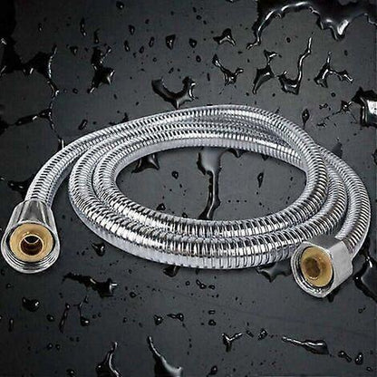 Long Stainless Steel Shower Hose, Chrome Finish, Durable Shower Pipe V1263-JX-5877