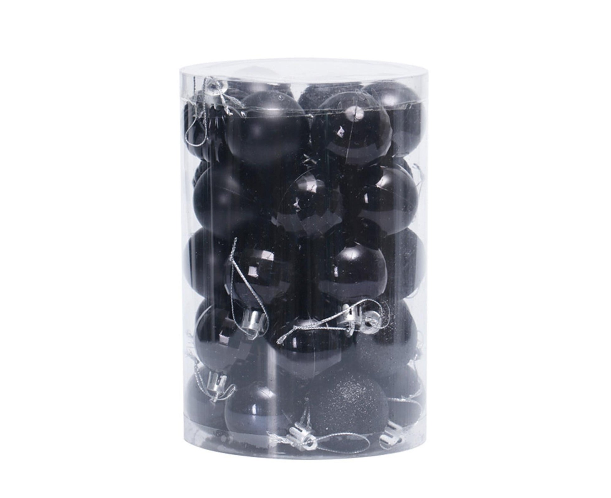 34Pcs Shatterproof Ball for Home-Black V1263-JX-588