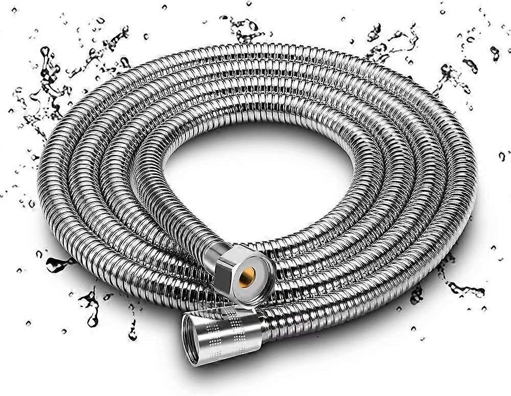 150cm Stainless Steel Look Shower Hose, Durable Bathroom Shower Pipe V1263-JX-5880