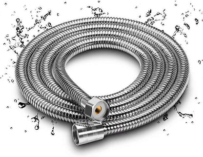 150cm Stainless Steel Look Shower Hose, Durable Bathroom Shower Pipe V1263-JX-5880