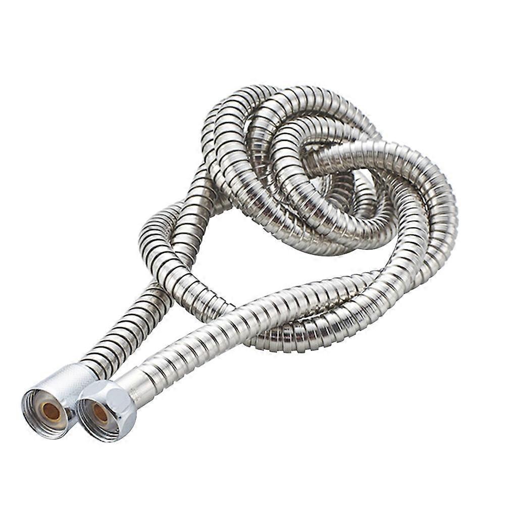 Stainless Steel Replacement Shower Hose, Double Buckle 200cm Shower Tube V1263-JX-5882