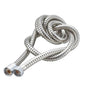 Stainless Steel Replacement Shower Hose, Double Buckle 200cm Shower Tube V1263-JX-5882