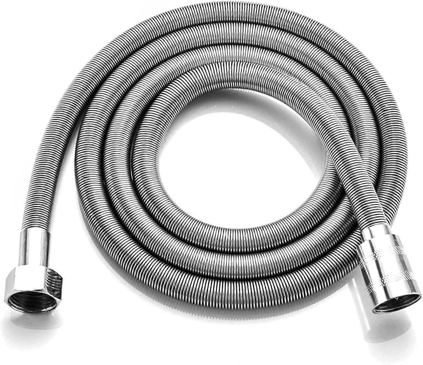 2m Stainless Steel Universal Shower Hose, Flexible Bathroom Replacement Hose V1263-JX-5886