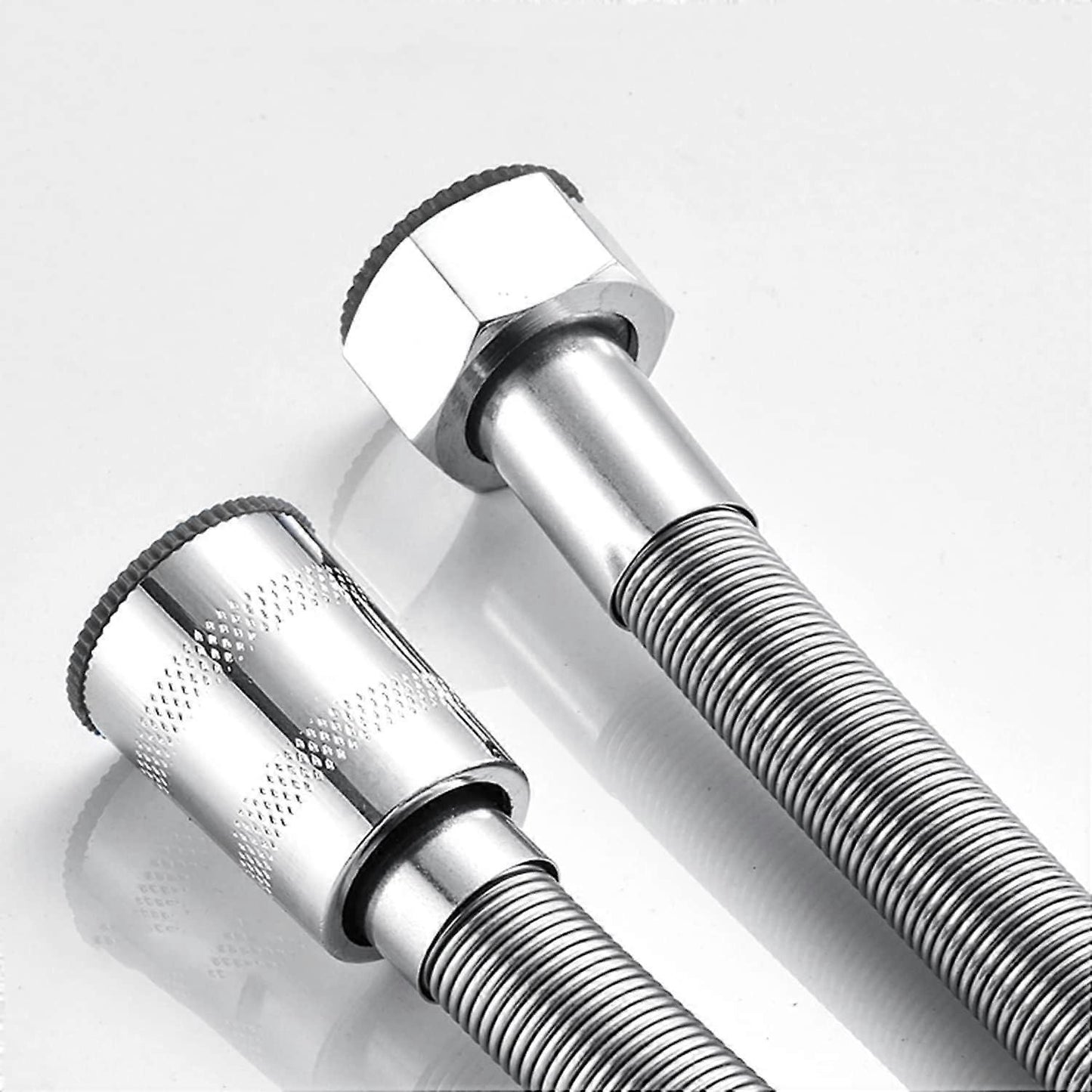 2m Stainless Steel Universal Shower Hose, Flexible Bathroom Replacement Hose V1263-JX-5886