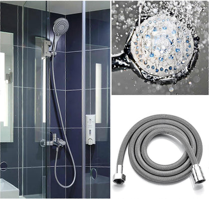2m Stainless Steel Universal Shower Hose, Flexible Bathroom Replacement Hose V1263-JX-5886