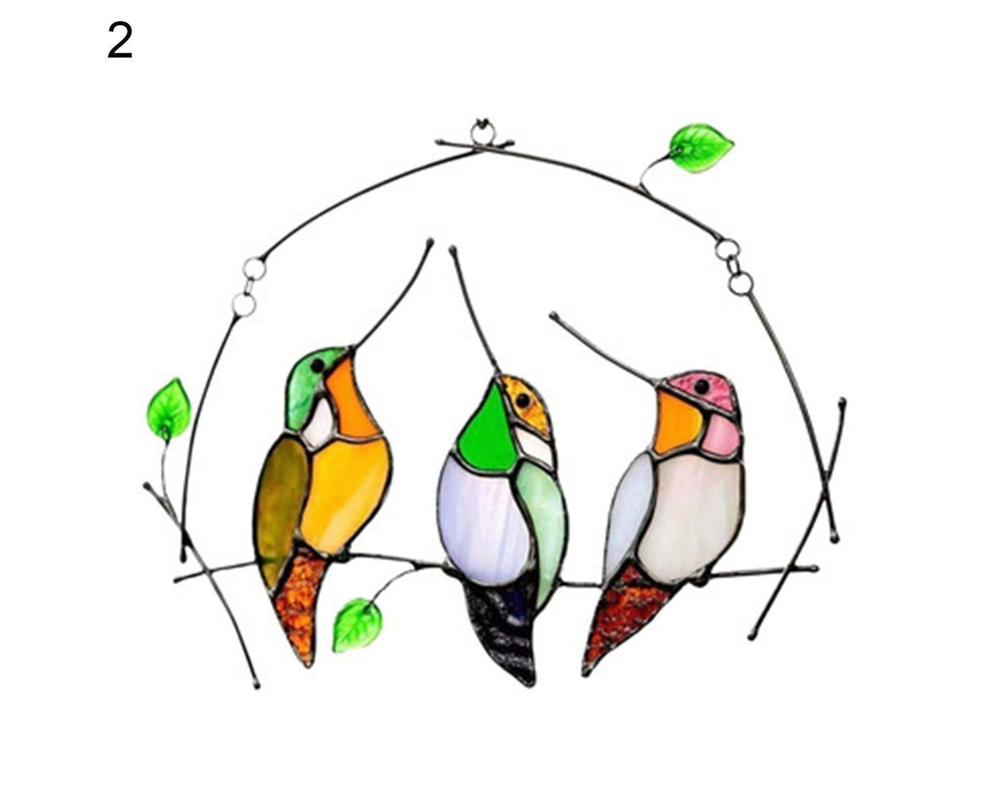 Pendant Multifunctional Attractive Acrylic Miniature Fake Bird Ornament for Home V1263-JX-589
