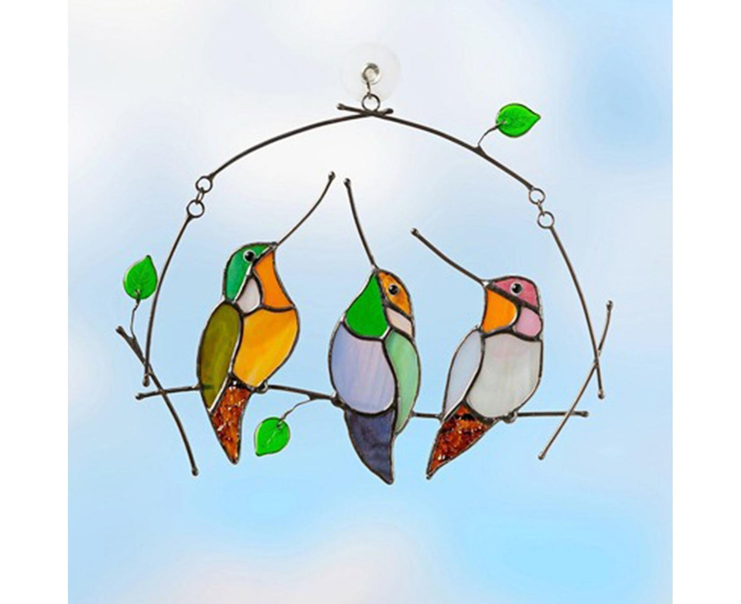 Pendant Multifunctional Attractive Acrylic Miniature Fake Bird Ornament for Home V1263-JX-589