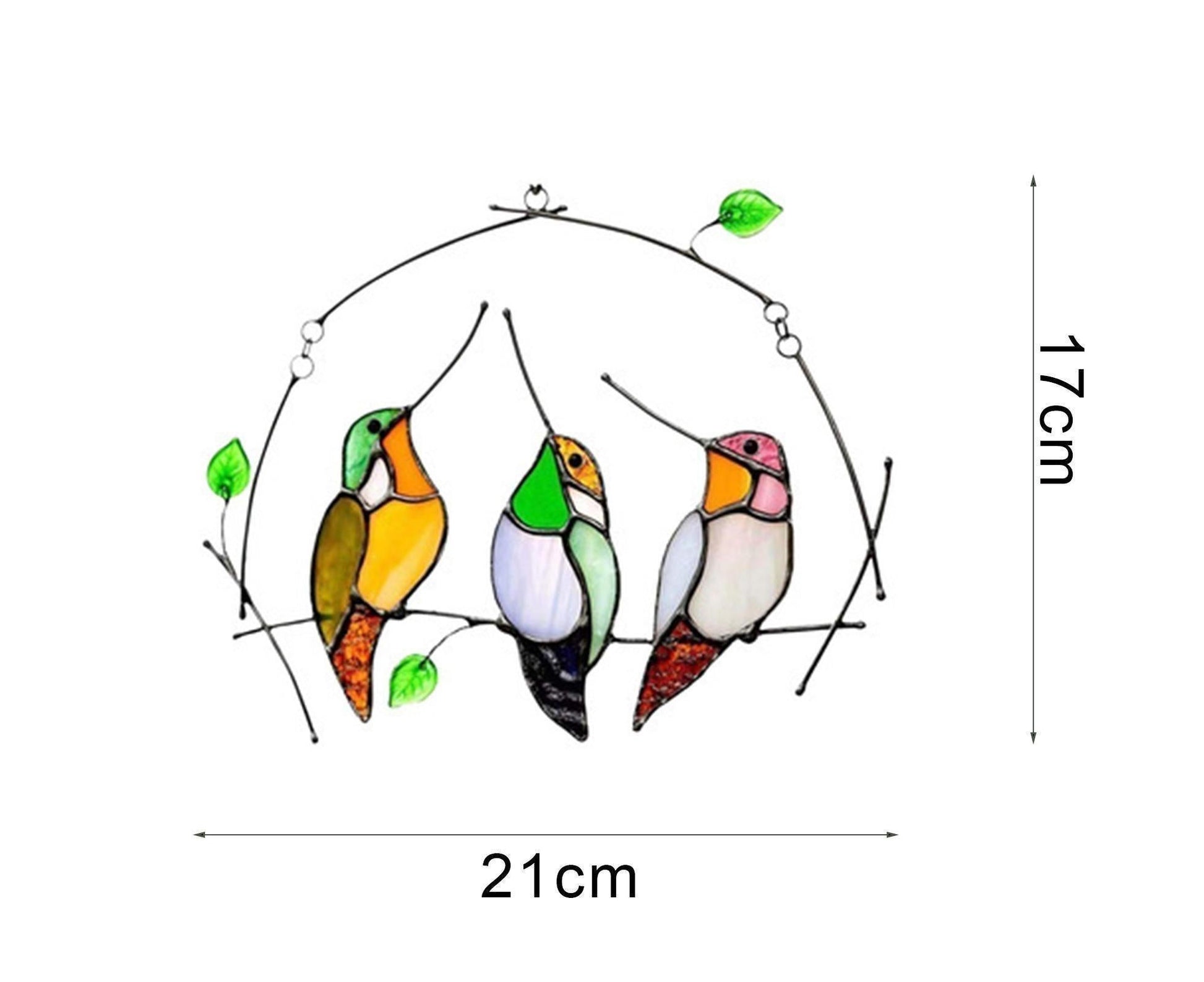Pendant Multifunctional Attractive Acrylic Miniature Fake Bird Ornament for Home V1263-JX-589