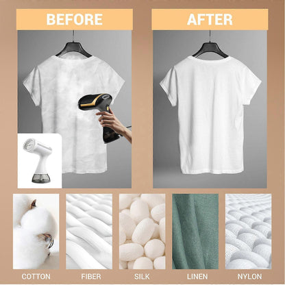 1500W Portable Garment Steamer 350ml Fabric Steamer for Clothes Home Travel Use V1263-JX-5896